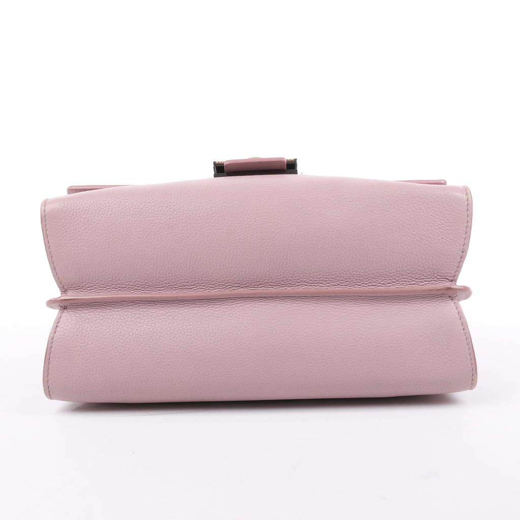 BVLGARI Monete Leather 2Way Shoulder Bag in Pink