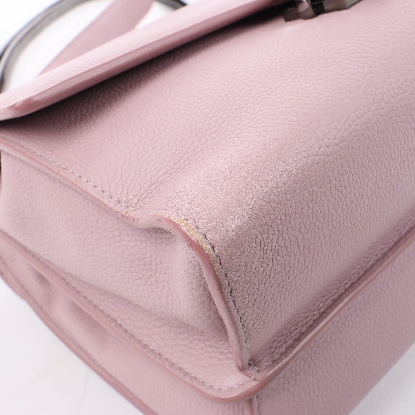 BVLGARI Monete Leather 2Way Shoulder Bag in Pink
