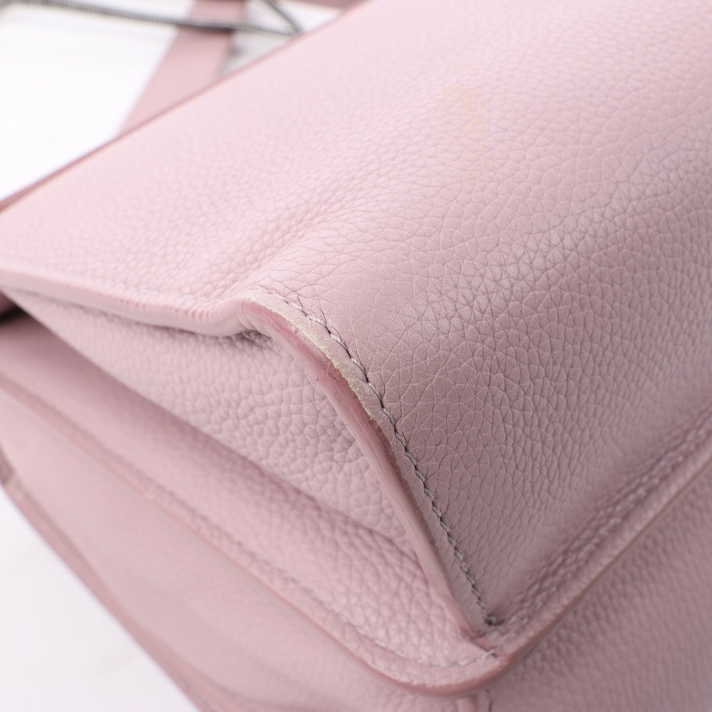 BVLGARI Monete Leather 2Way Shoulder Bag in Pink