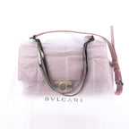 BVLGARI Monete Leather 2Way Shoulder Bag in Pink