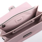 BVLGARI Monete Leather 2Way Shoulder Bag in Pink
