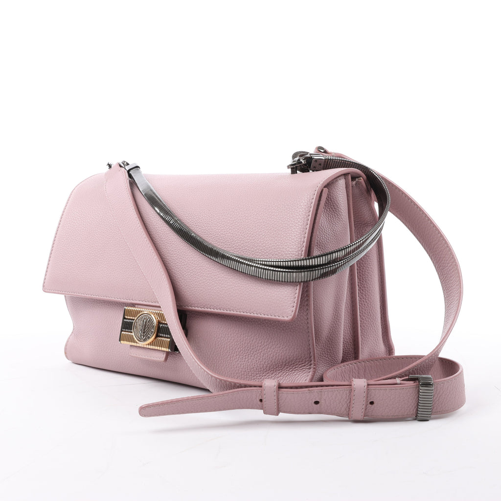 BVLGARI Monete Leather 2Way Shoulder Bag in Pink