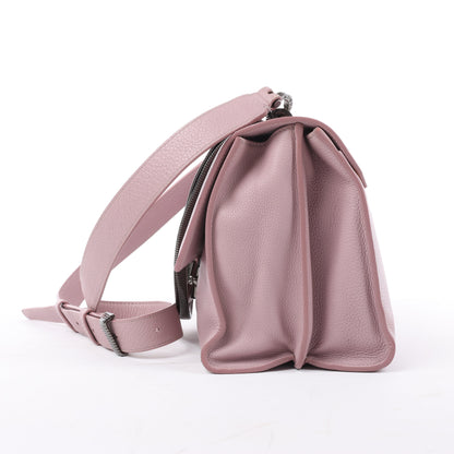 BVLGARI Monete Leather 2Way Shoulder Bag in Pink