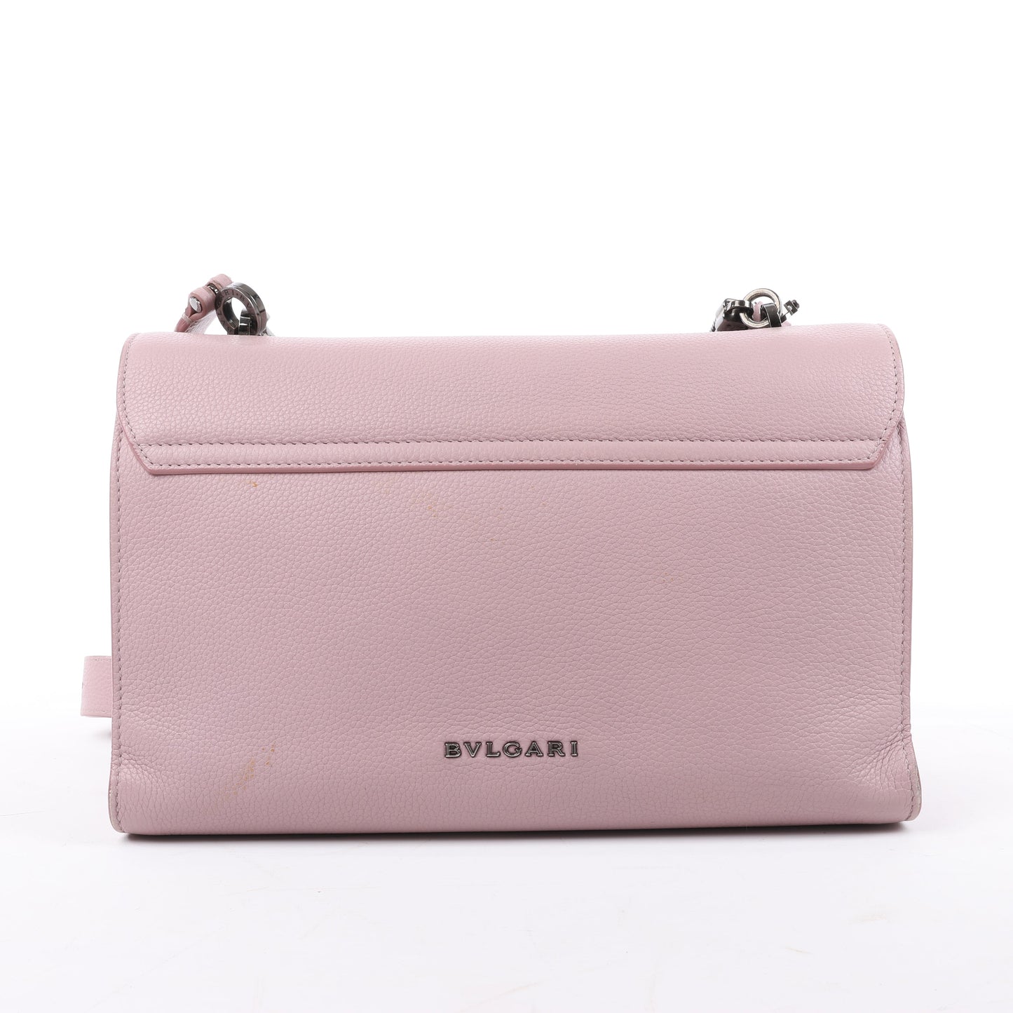 BVLGARI Monete Leather 2Way Shoulder Bag in Pink