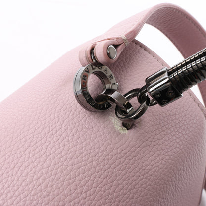 BVLGARI Monete Leather 2Way Shoulder Bag in Pink