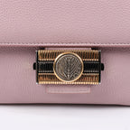 BVLGARI Monete Leather 2Way Shoulder Bag in Pink