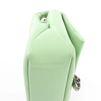 BVLGARI Serpenti Cabochon Leather Chain Crossbody Bag in Green