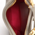 Bolso de hombro con cadena de charol BVLGARI Serpenti Forever en color naranja