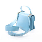 BVLGARI Serpenti Forever Leather Chain 2Way Handbag in Blue