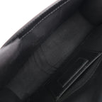 BVLGARI Serpenti Forever Leather Chain Shoulder Bag in Black