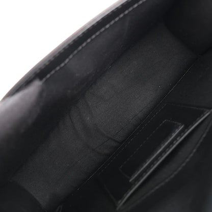 BVLGARI Serpenti Forever Leather Chain Shoulder Bag in Black