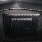 BVLGARI Serpenti Forever Leather Chain Shoulder Bag in Black
