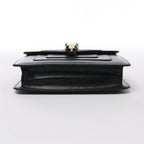 Bvlgari Serpenti Forever Leather Chain Shoulder Bag in Black