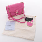 BVLGARI Serpenti Forever Leather Crossbody Bag in Pink