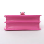 BVLGARI Serpenti Forever Leather Crossbody Bag in Pink