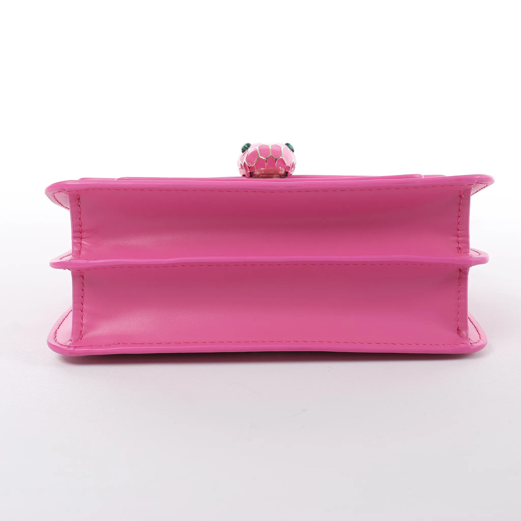 BVLGARI Serpenti Forever Leather Crossbody Bag in Pink