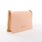 BVLGARI Serpenti Forever Leather Chain Crossbody Bag in Powder Beige
