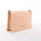 BVLGARI Serpenti Forever Leather Chain Crossbody Bag in Powder Beige