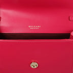 BVLGARI Serpenti Forever Leather Crossbody Bag in Pink