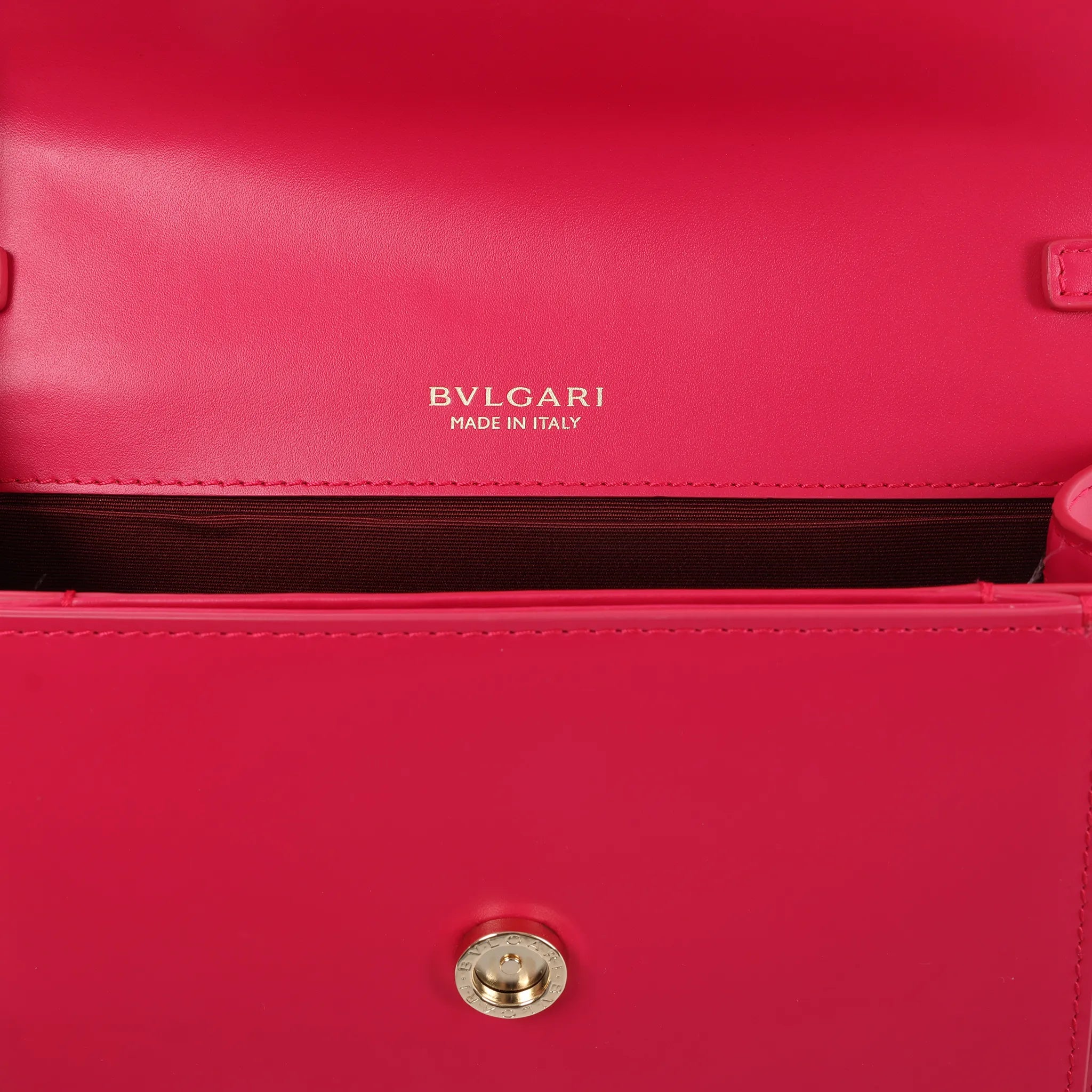 BVLGARI Serpenti Forever Leather Crossbody Bag in Pink