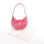 BVLGARI Serpenti Leather Shoulder Bag in Pink