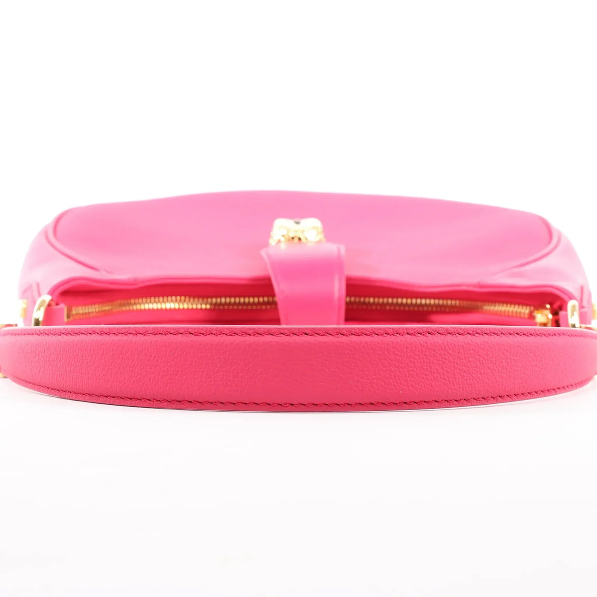 BVLGARI Serpenti Leather Shoulder Bag in Pink