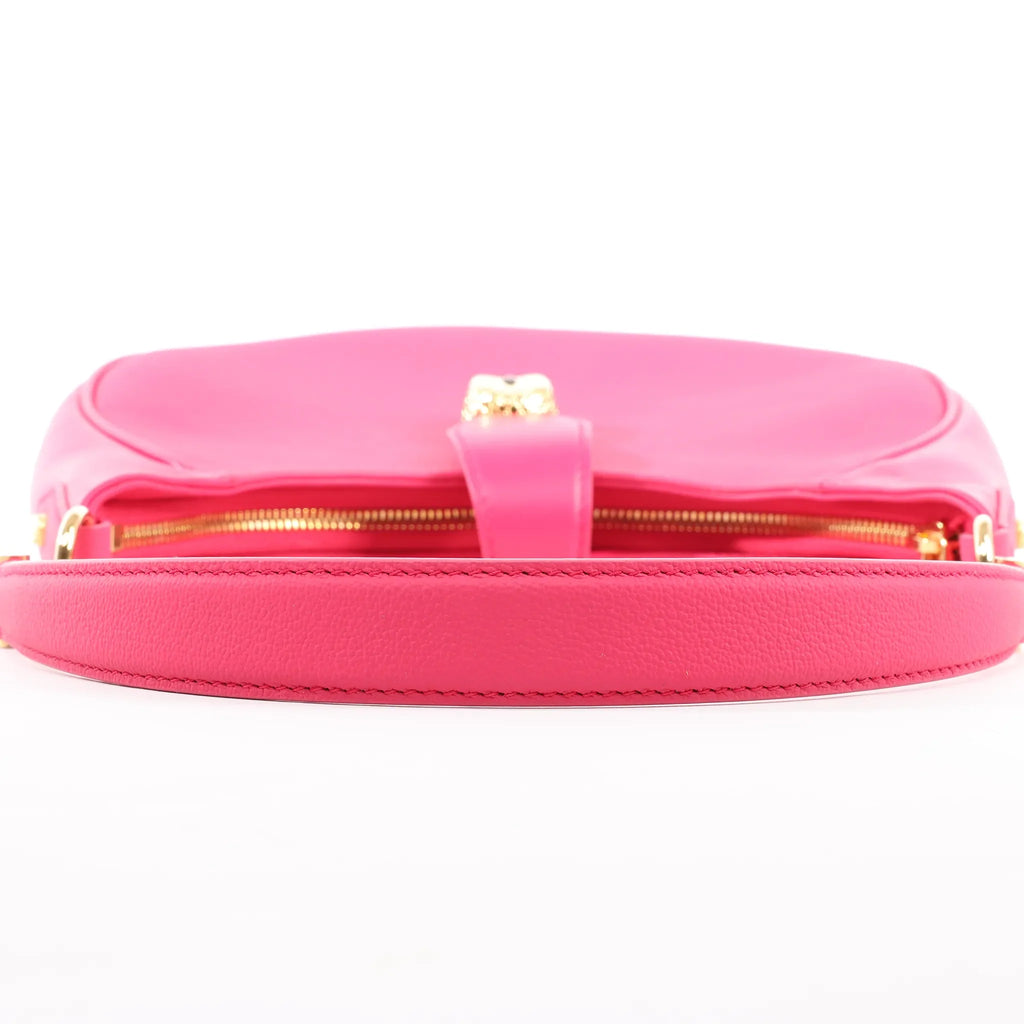 BVLGARI Serpenti Leather Shoulder Bag in Pink