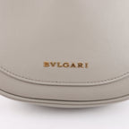 BVLGARI Serpenti Leather Shoulder Bag in Gray