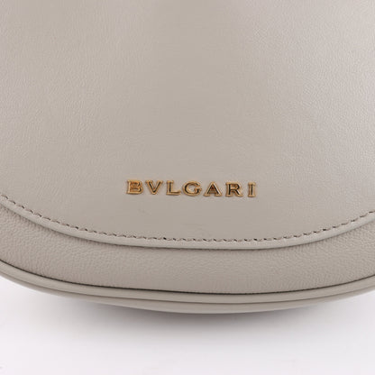BVLGARI Serpenti Leather Shoulder Bag in Gray