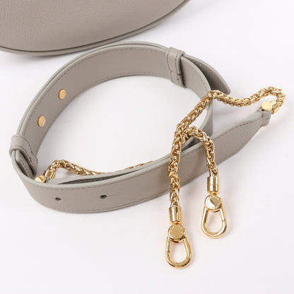 BVLGARI Serpenti Leather Shoulder Bag in Gray