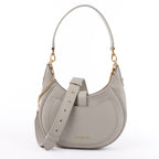 BVLGARI Serpenti Leather Shoulder Bag in Gray