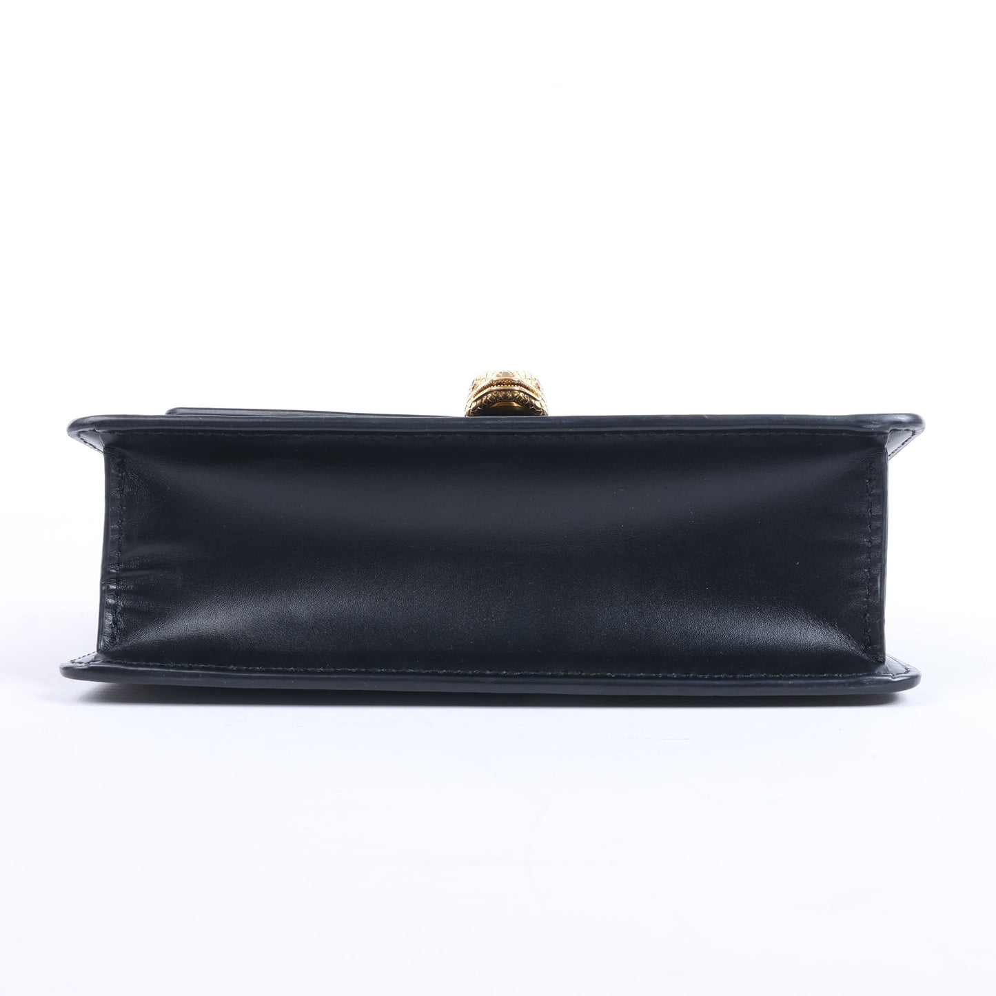 Bvlgari × Alexander Wang Serpenti Leather Handbag in Black