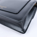 Bvlgari × Alexander Wang Serpenti Leather Handbag in Black