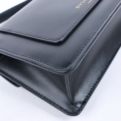 Bvlgari × Alexander Wang Serpenti Leather Handbag in Black