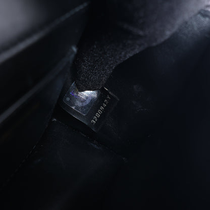 Bvlgari × Alexander Wang Serpenti Leather Handbag in Black