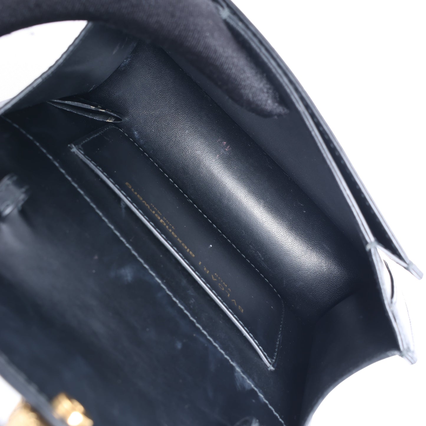 Bvlgari × Alexander Wang Serpenti Leather Handbag in Black