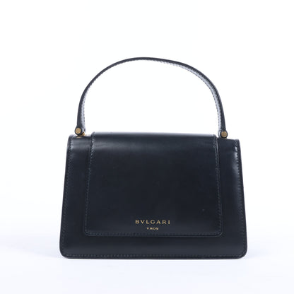 Bvlgari × Alexander Wang Serpenti Leather Handbag in Black