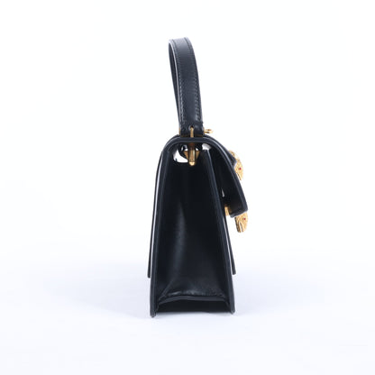 Bvlgari × Alexander Wang Serpenti Leather Handbag in Black