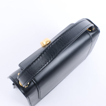 Bvlgari × Alexander Wang Serpenti Leather Handbag in Black