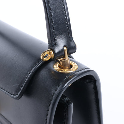 Bvlgari × Alexander Wang Serpenti Leather Handbag in Black