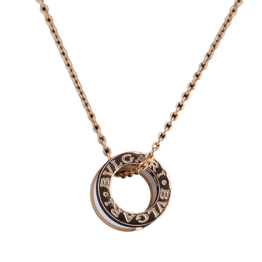 Bvlgari B.Zero 1 Necklace 750 (PG) × Ceramic 12.1g 346082