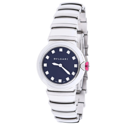 Montre Bvlgari Lucea LU28S L4136 SS QZ à cadran bleu