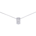 Bvlgari Parentesi Diamond Necklace 750(WG) 12.2g