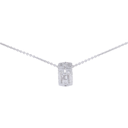 Bvlgari Parentesi Diamond Necklace 750(WG) 12.2g