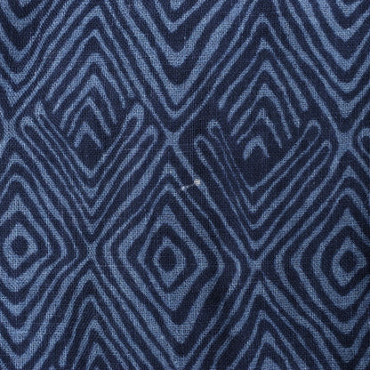 CC Collection Corneliani Dark Blue Patterned Shirt, Size 40 IT