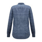 CC Collection Corneliani Dark Blue Patterned Shirt, Size 40 IT