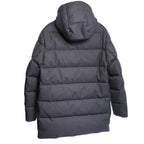 CC Collection Corneliani Down Quilted Puffer Coat in Black, Size 50 IT