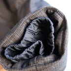 CC Collection Corneliani Down Quilted Puffer Coat in Black, Size 50 IT