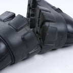 Prada Monolith Nylon & Leather Leather Loafers in Black 2EE342, Size 42 EU