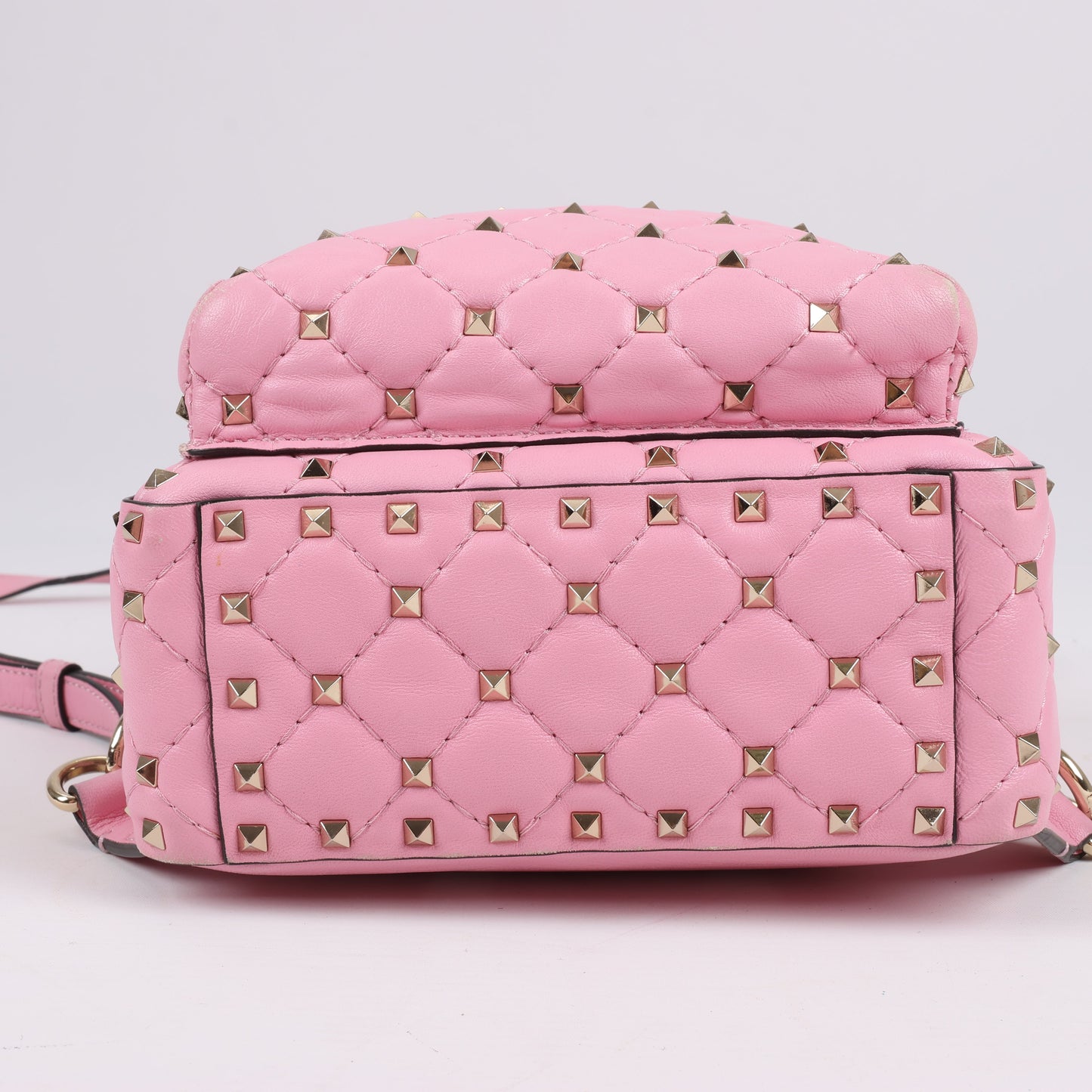 Valentino Garavani Rockstud Spike Leather 2Way Backpack in Pink